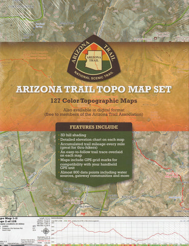 Arizona Trail Topo Map Set - Wide World Maps & MORE!