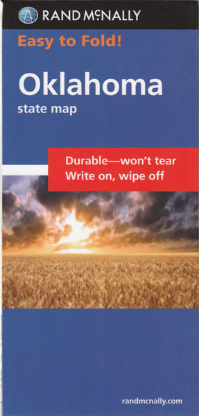 Easy To Fold! Oklahoma State Map (Laminated EasyFinder) - Wide World Maps & MORE!