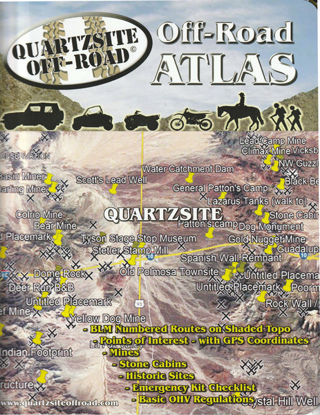 Quartzsite Off-Road Atlas - Wide World Maps & MORE!