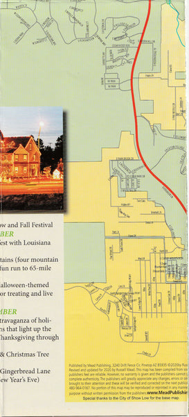 Show Low, Pinetop, Lakeside Area Map