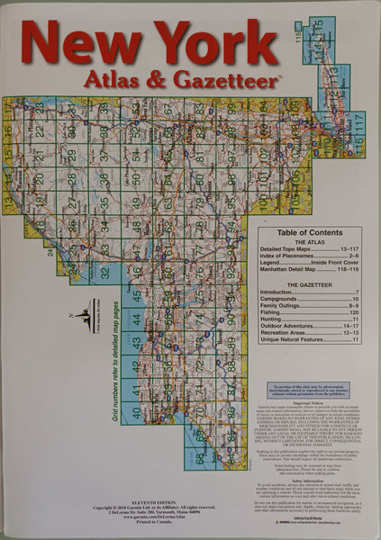 DeLorme® New York Atlas & Gazetteer (New York State Atlas & Gazetteer) - Wide World Maps & MORE!