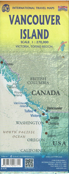 International Travel Map Vancouver Island: Victoria, Tofino Region - Wide World Maps & MORE! - Map - ITMB Publishing, Ltd. - Wide World Maps & MORE!