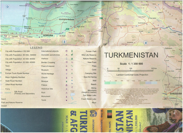 Afghanistan & Turkmenistan - Wide World Maps & MORE! - Map - ITMB Publishing, Ltd. - Wide World Maps & MORE!