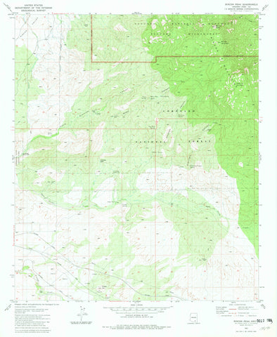 RINCON PEAK, AZ (7.5'×7.5' Topographic Quadrangle) - Wide World Maps & MORE! - Map - Wide World Maps & MORE! - Wide World Maps & MORE!