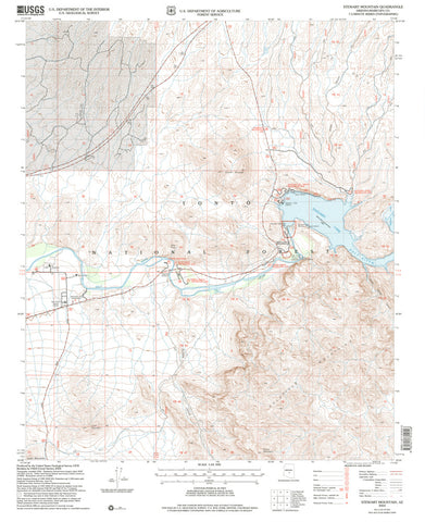 Stewart Mountain, AZ 7.5' - Wide World Maps & MORE! - Map - Wide World Maps & MORE! - Wide World Maps & MORE!