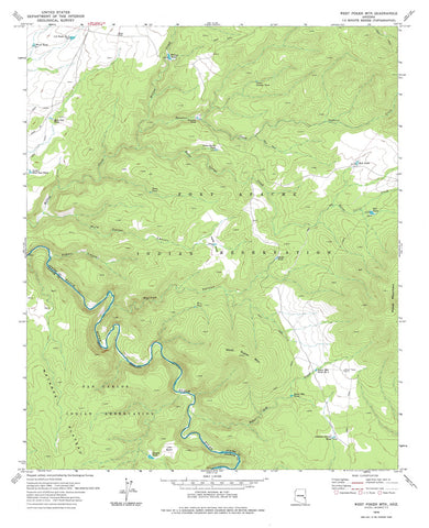 WEST POKER MOUNTAIN 7.5', Arizona - Wide World Maps & MORE!