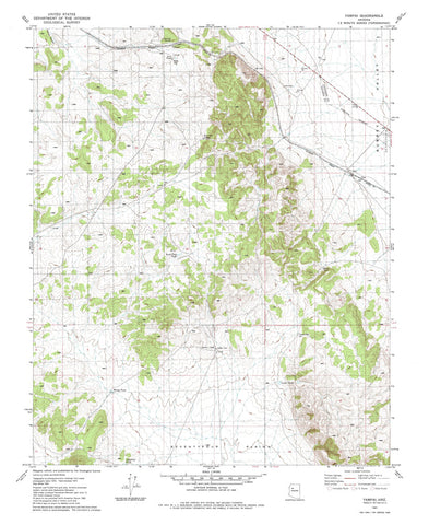 YAMPAI, Arizona 7.5' - Wide World Maps & MORE!