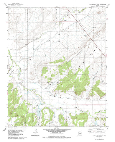 LITTLE MILKY WASH, Arizona 7.5' - Wide World Maps & MORE!