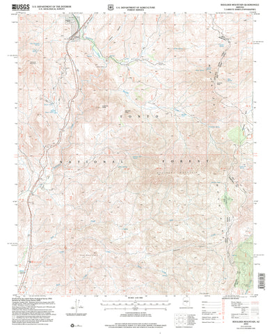 Boulder Mountain, Arizona (7.5'×7.5' Topographic Quadrangle) - Wide World Maps & MORE! - Map - Wide World Maps & MORE! - Wide World Maps & MORE!