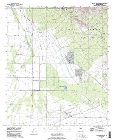 BROWN MOUNTAIN, Arizona 7.5' - Wide World Maps & MORE!