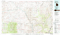 Hanksville, Utah 1:100,000-scale Topographic Map 60×30-minute Quadrangle - Wide World Maps & MORE!