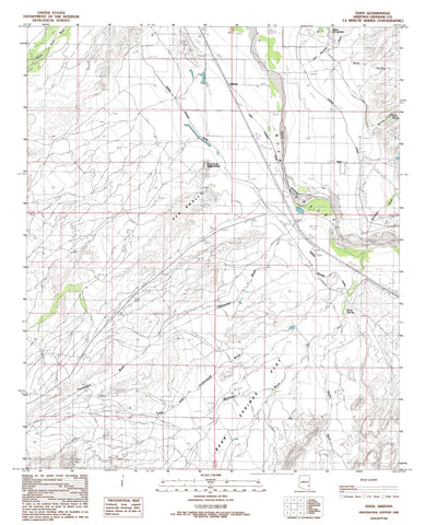 EDEN, Arizona 7.5' - Wide World Maps & MORE!