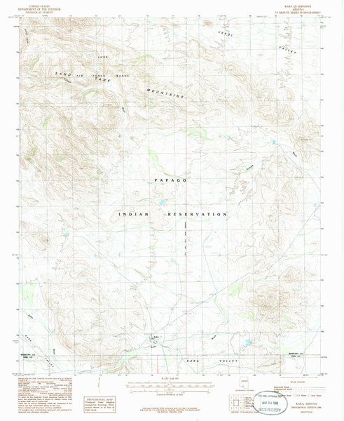 KAKA, Arizona (7.5'×7.5' Topographic Quadrangle) - Wide World Maps & MORE!