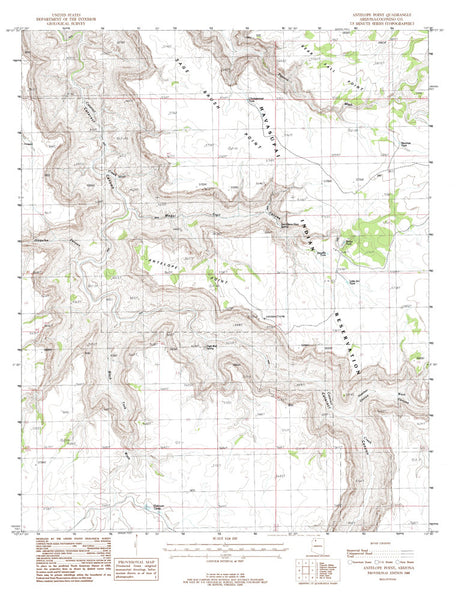 ANTELOPE POINT, Arizona 7.5' - Wide World Maps & MORE!