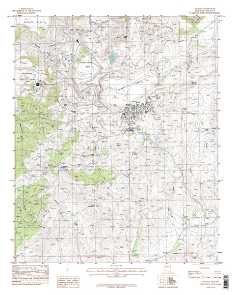 Bagdad, Arizona (7.5'×7.5' Topographic Quadrangle) - Wide World Maps & MORE!