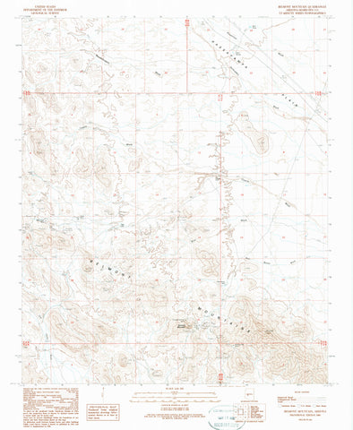 Belmont Mountain, Arizona (7.5'×7.5' Topographic Quadrangle) - Wide World Maps & MORE! - Map - Wide World Maps & MORE! - Wide World Maps & MORE!