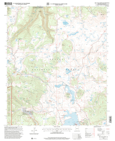 Big Lake North, AZ (7.5'×7.5' Topographic Quadrangle) - Wide World Maps & MORE!