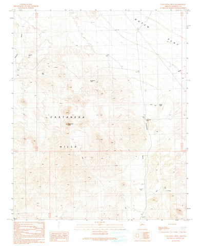 CASTANEDA HILLS, Arizona 7.5' - Wide World Maps & MORE! - Map - Wide World Maps & MORE! - Wide World Maps & MORE!