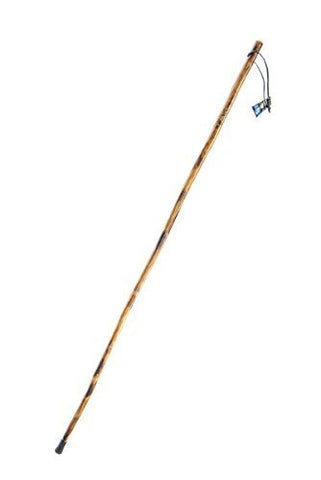 SE WS628-55 Natural Wood Walking Stick with Hand-Carved Grizzly Bear Design - Wide World Maps & MORE! - Home Improvement - SE - Wide World Maps & MORE!