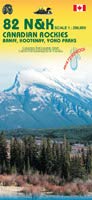 Canadian Rockies, Banff/Kootenay/Yoho Parks - Wide World Maps & MORE! - Map - ITMB Publishing, Ltd. - Wide World Maps & MORE!