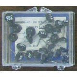 Numbered Map Tacks - Black Pins with White Numbers (4 Boxes of 25: Numbers 101-200) - Wide World Maps & MORE! - Office Product - Moore Push-Pins - Wide World Maps & MORE!