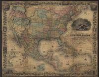 Map of the United States of America, The British Provinces, Mexico, The West Indies and Central America with part of New Grenada and Venezuela (Gloss Laminated) - Wide World Maps & MORE! - Map - Wide World Maps & MORE! - Wide World Maps & MORE!