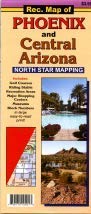 Rec. Map of Phoenix and Central Arizona - Wide World Maps & MORE! - Map - North Star Mapping - Wide World Maps & MORE!