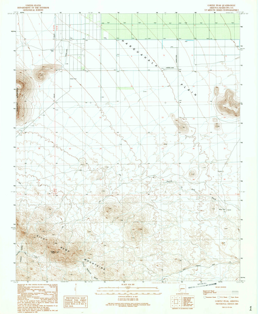 CORTEZ PEAK, Arizona (7.5'×7.5' Topographic Quadrangle) - Wide World Maps & MORE! - Map - Wide World Maps & MORE! - Wide World Maps & MORE!
