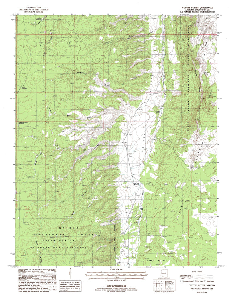 Coyote Buttes, Arizona (7.5'×7.5' Topographic Quadrangle) - Wide World Maps & MORE!
