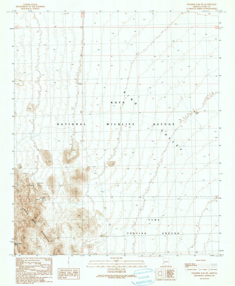 ENGESSER PASS SW, Arizona (7.5'×7.5' Topographic Quadrangle) - Wide World Maps & MORE! - Map - Wide World Maps & MORE! - Wide World Maps & MORE!