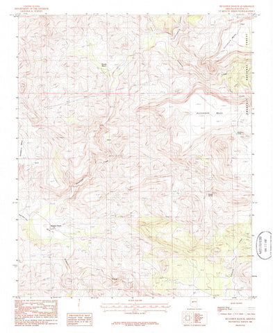 MULESHOE RANCH, Arizona (7.5'×7.5' Topographic Quadrangle) - Wide World Maps & MORE! - Map - Wide World Maps & MORE! - Wide World Maps & MORE!