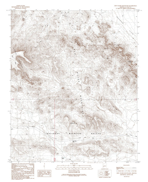 NEW WATER MNTS, Arizona 7.5' - Wide World Maps & MORE! - Map - Wide World Maps & MORE! - Wide World Maps & MORE!