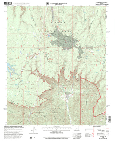 O W Point, Arizona (7.5'×7.5' Topographic Quadrangle) - Wide World Maps & MORE!