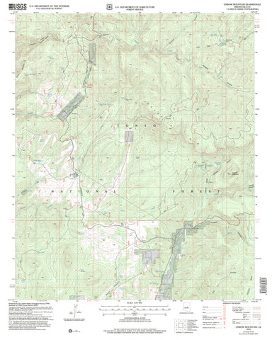 Oxbow Mountain, AZ 7.5' - Wide World Maps & MORE! - Map - Wide World Maps & MORE! - Wide World Maps & MORE!