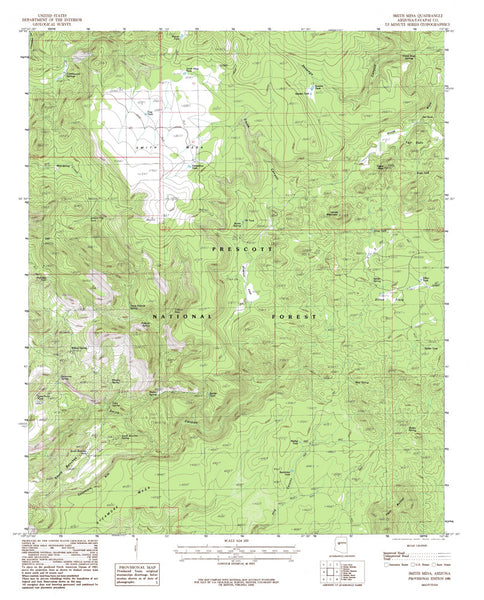 SMITH MESA, Arizona 7.5' - Wide World Maps & MORE! - Map - Wide World Maps & MORE! - Wide World Maps & MORE!