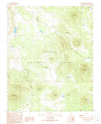Squaw Mountain, Arizona (7.5'×7.5' Topographic Quadrangle) - Wide World Maps & MORE! - Map - Wide World Maps & MORE! - Wide World Maps & MORE!