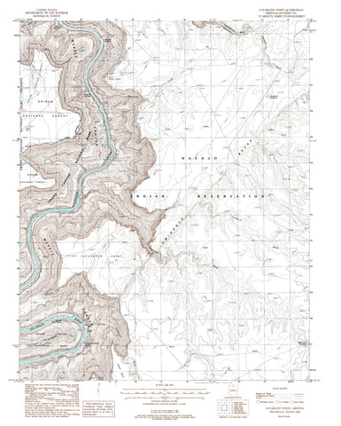 TATAHATSO POINT, Arizona 7.5' - Wide World Maps & MORE! - Map - Wide World Maps & MORE! - Wide World Maps & MORE!