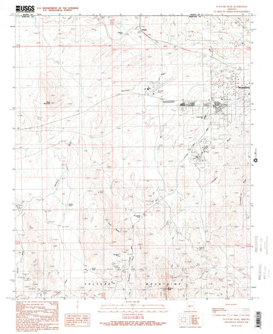 VULTURE PEAK, AZ 7.5'×7.5' PE 1990 - Wide World Maps & MORE! - Map - Wide World Maps & MORE! - Wide World Maps & MORE!