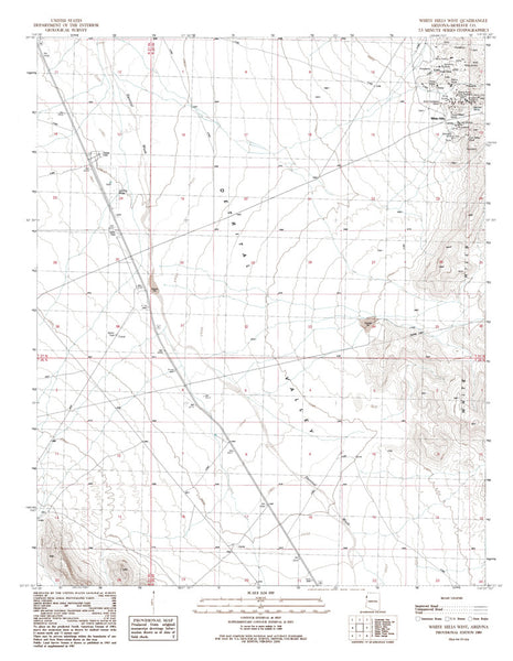 WHITE HILLS WEST, Arizona 7.5' - Wide World Maps & MORE! - Map - Wide World Maps & MORE! - Wide World Maps & MORE!