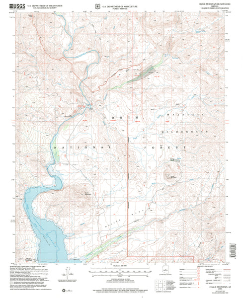 Chalk Mountain, AZ (7.5'×7.5' Topographic Quadrangle) 2004 - Wide World Maps & MORE! - Map - Wide World Maps & MORE! - Wide World Maps & MORE!