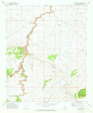 CHAVEZ Mountain Northeast, AZ (7.5'×7.5' Topographic Quadrangle) - Wide World Maps & MORE! - Map - Wide World Maps & MORE! - Wide World Maps & MORE!