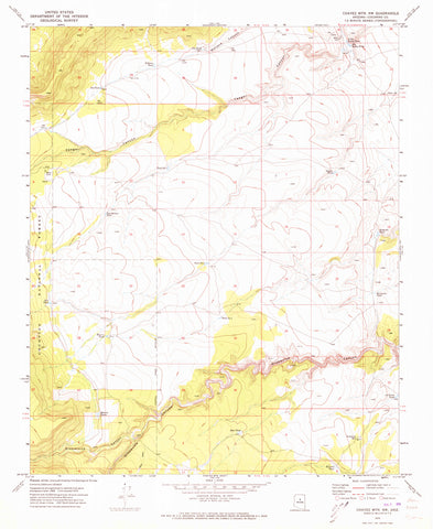 CHAVEZ Mountain Northwest, Arizona (7.5'×7.5' Topographic Quadrangle) - Wide World Maps & MORE! - Map - Wide World Maps & MORE! - Wide World Maps & MORE!