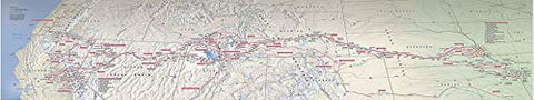 California National Historic Trail Topographical Map Gloss Laminated - Wide World Maps & MORE! - Map - Wide World Maps & MORE! - Wide World Maps & MORE!