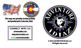 Battleship Butte, Arizona / Off-Road Series - Wide World Maps & MORE! - Map - Adventure iDiaz Maps - Wide World Maps & MORE!