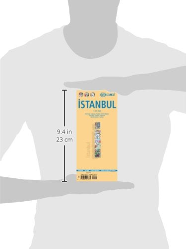 Laminated Istanbul Map (English, Spanish, French, Italian and German Edition) - Wide World Maps & MORE!