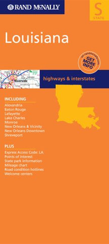Rand McNally Louisiana: Highways & Interstates (Rand McNally Folded Map: States) - Wide World Maps & MORE! - Book - Rand McNally - Wide World Maps & MORE!