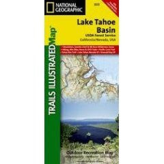 Lake Tahoe Basin - Wide World Maps & MORE! - Book - National Geographic - Wide World Maps & MORE!