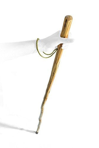 SE WS632-55 Heavyweight Natural Wood Walking Stick with Steel Spike & Metal-Reinforced Tip Cover, Assorted Sizes - Wide World Maps & MORE! - Home Improvement - SE - Wide World Maps & MORE!