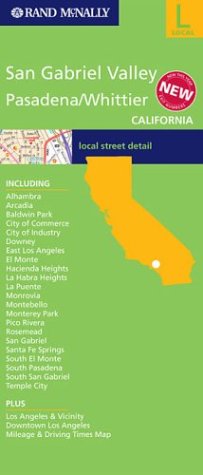 Rand McNally San Gabriel Vally/Pasadena/Whittier,California - Wide World Maps & MORE! - Book - Wide World Maps & MORE! - Wide World Maps & MORE!
