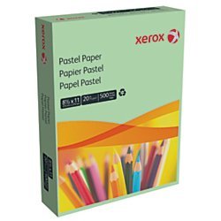 Xerox Multipurpose Pastel Paper 20lb 8 1/2" x 11" Ream of 500 Sheets - Green - Wide World Maps & MORE! - Office Product - Xerox - Wide World Maps & MORE!